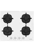Silverline Beyaz Cam Ankastre Set bo6502w02-3457 Soho-cs5427w01 - 3
