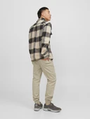 JACK JONES Erkek Bej Jogger Pantolon 12224518 thumbnail 4