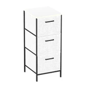 Çocuk Dolabı 3 Çekmeceli Büyük Boy Komodin Sehpa Gri 1621 - 4