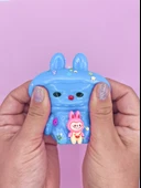 Sevimli Tavşan Squishy Pullu Yumuşacık (6x9 cm) Sukuşi - Mavi - 5