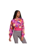 adidas Kadın  Pembe  Sweatshirt FARM HOODIE JD6283 - 5