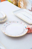Acar 7729 Livaldi Servis Tabağı 6 Lı Set - 26 cm - 2