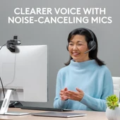 Logitech Zone 950 Hibrit ANC Bluetooth USB-C USB-A özellikli Premium Gürültü Önleyici Kulaklık - 3