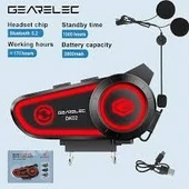 Helmet bluetooth headset wıth lıghts - 1