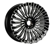 EMR-S1022-01 8.0x18" -5x112 ET38 66.6 Deep Black Diamond Gloss Jant (4 Adet) thumbnail 1