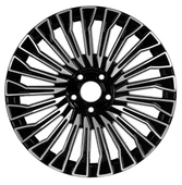 EMR-S1022-01 8.0x18" -5x112 ET38 66.6 Deep Black Diamond Gloss Jant (4 Adet) thumbnail 2