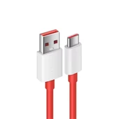 ScHitec 6A 60W UsbA to Type-C Hızlı Data ve Turbo Fast Şarj Kablosu 100cm Kırmızı K323 thumbnail 1