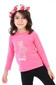 Toontoy Kız Çocuk Baskılı Tişört - 8