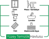 Sleepy Easy Clean Yüzey Temizlik Havlusu Beyaz Sabun Katkılı  100'lü 3 Paket (300 Yaprak) - 4
