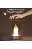Cata CT-8432 Tokyo Taşınabilir Mum Görünümlü Masa Lambası El Hareketini Algılayan USB Şarjlı - 5