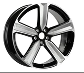 EMR-S1015-01 8x18" -5x112 ET35 66.45 Deep Black Silver Diamond Jant (4 Adet) thumbnail 1