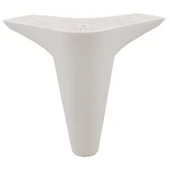 Mobilya Kanepe Sehpa Puf Koltuk Ayağı 12 cm Beyaz Baza Ayak thumbnail 1