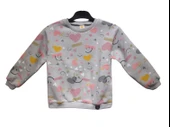 KALP BASKILI KIZ SWEATSHIRT - 5