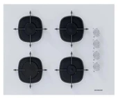 Silverline 2'li ikili Beyaz Cam Ankastre Set CS5665W01 65cm ocak - BO6501W01 Turbo - 2