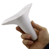 Mobilya Tv Ünitesi Çekyat Koltuk Kanepe Baza Destek Ayağı Ayakları 12 Cm Beyaz M8 6'lı Set thumbnail 4