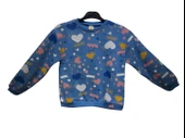 KALP BASKILI KIZ SWEATSHIRT - 1