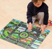 Zhltoys Çocuk Oyun Matı Mutlu Şehir Hayatı 83x57 Cm - 4