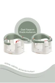 Babyjem Önden Açılır Mama Sandalye Oturağı Ve Minderi -  2 ' Li Set Soft Yeşil - 7
