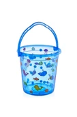 Babyjem Bebek Banyo Kovası Şeffaf Desenli Mavi - 1