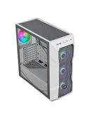 CM MasterBox TD500 V2 Beyaz ARGB 4x120mm Fanlı, Tempered Glass Kristal Mesh Ön panelli MidTowerKasa - 1