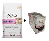 Felicia Kuzulu Yavru Kedi Maması 12 Kg + 12 Adet Felicia Kuzulu Yavru Yaş Mama 85 Gr - 1
