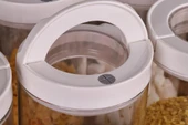 Lengo 6'lı 2000 ml Mühürlü Vakumlu Borosilikat Cam Erzak Saklama Kavanozu - 6