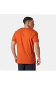 Helly Hansen Shoreline 3.0 Erkek Turuncu T-Shirt HHA.54601 thumbnail 4
