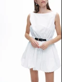 Nocturne Kadın Balon Etekli Mini Elbise N25YN2536 thumbnail 3