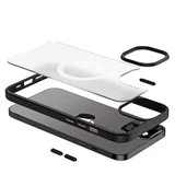 iPhone 13 Kılıf Wireless Şarj Özellikli Hibrit M-safe Kapak - 5