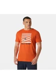 Helly Hansen Shoreline 3.0 Erkek Turuncu T-Shirt HHA.54601 thumbnail 3