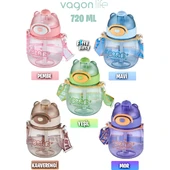 VAGONLİFE 650 ML PİPETLİ BOYUN ASKILI SU MATARASI Yeşil - 4
