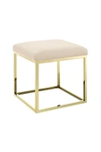 Chic Mini Metal Ayaklı Puf 40x40 cm - 2