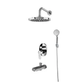 NEWARC DOMİNO ANKASTRE BANYO BATARYA VALFLİ GAGALI SET - 3
