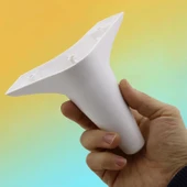 20'li Set Mobilya Koltuk Kanepe Tv Ünitesi Yükseltme Destek Ayağı 12 cm Beyaz Ayakları 20'li Set thumbnail 8