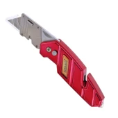 Çok Amaçlı Metal Maket Bıçak Karton Kumaş İp Kesme Halı Bıçağı Maket Bıçağı 5 Adet Yedek Bıçak Küçük - 5