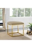 Chic Mini Metal Ayaklı Puf 40x40 cm - 10