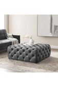 Kapitoneli Kare Puf/bench/orta Sehpa 90*90cm Yükseklik 40 Cm - 1