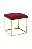 Chic Mini Metal Ayaklı Puf 40x40 cm - 12