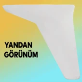 20'li Set Mobilya Koltuk Kanepe Tv Ünitesi Yükseltme Destek Ayağı 12 cm Beyaz Ayakları 20'li Set thumbnail 7