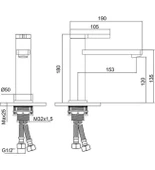NEWARC BOLD LAVABO BATARYASI (SİYAH) thumbnail 2