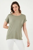 FASHION FRIENDS KADIN BİSİKLET YAKA BLUZ 25Y0194K1 - 6