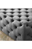 Kapitoneli Kare Puf/bench/orta Sehpa 90*90cm Yükseklik 40 Cm - 6