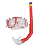 Bermuda Dalış Maskesi ve Şnorkel Seti Kırmızı SP4449 - 2