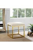 Chic Mini Metal Ayaklı Puf 40x40 cm - 5