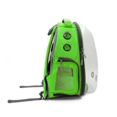 Cattie Şeffaf Kedi ve Küçük Irk Köpek Taşıma Sırt Çantası Yeşil 25x30x40 Cm thumbnail 3