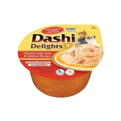 Inaba Ciao Dashi Delights Tavuklu Ton ve Somon Balıklı Kedi Çorbası 70 Gr - 1