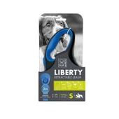 M-Pets Liberty Şerit Otomatik Köpek Gezdirme Kayışı 3 Mt Mavi Smal - 2
