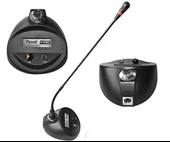 Ayt Roof R-150D Dinamik Volume Kontrol Kürsü Mikrofonu Okul Toplantı Konferans Salonu İçin Masa Üstü Mikrofon - 1