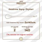Doggie Konfor Dokuma Özel Üretim Köpek Gezdirme Tasması Siyah 1.5x700 Cm - 3