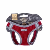 Doggie Havalı Dokuma Reflektör Küçük Irk Köpek Göğüs Tasması Xxsmall Kırmızı 26-30 Cm - 1